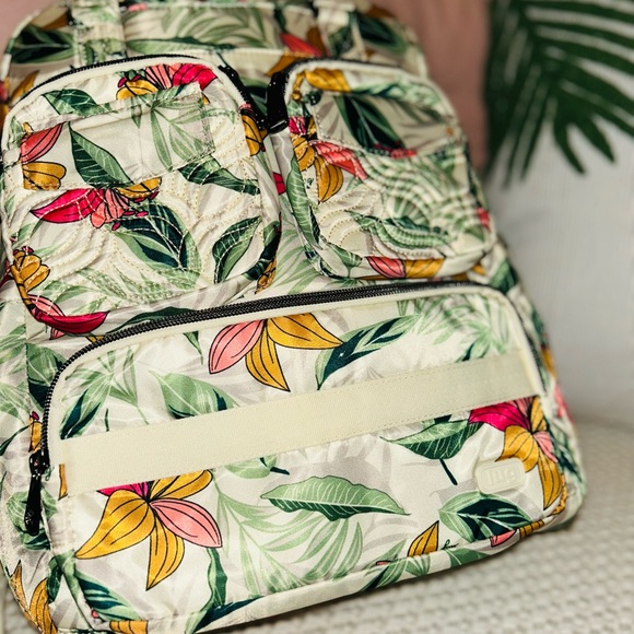 🌺RARE 🌺 LUG Jumper Backpack in Lily Sand - BEAUTIFUL NWT - Picture 7 of 16